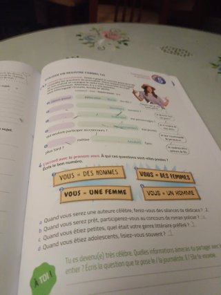 Cuaderno de francés