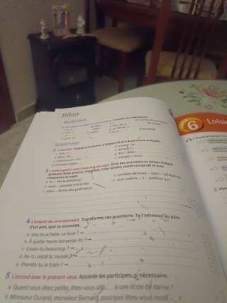 Cuaderno de francés