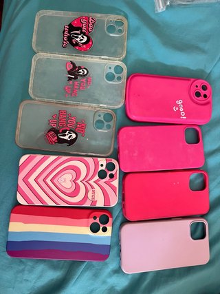 Lote de 7 fundas para móvil iphone 13