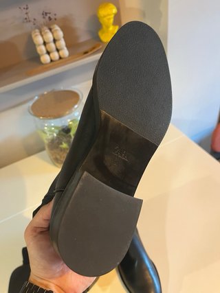 Botas Altas Zara Talla 37 Negras Nuevas