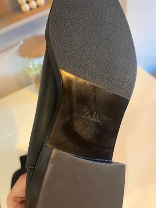Botas Altas Zara Talla 37 Negras Nuevas