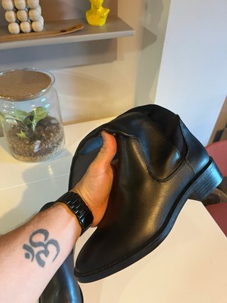 Botas Altas Zara Talla 37 Negras Nuevas