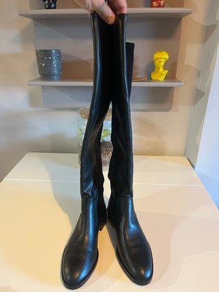 Botas Altas Zara Talla 37 Negras Nuevas