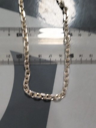 Cadena de plata para hombre nueva.