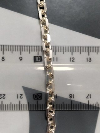 Cadena de plata para hombre nueva.