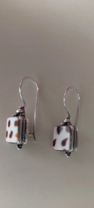 Pendientes Plata y Concha