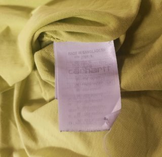 Camiseta Carhartt Talla L Verde Lima