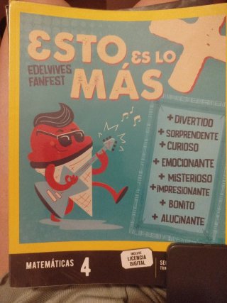 Matemáticas 4, Segundo Ciclo Primaria, Edelvive...