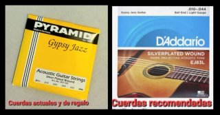 Guitarra Manouche CARV100JM Jazz + Extras