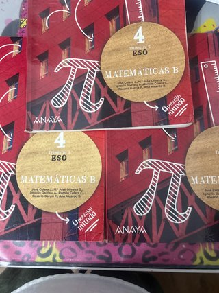 Matemáticas B. 4o de ESO
