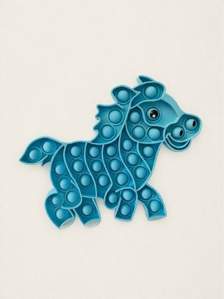 Pop-it caballo azul