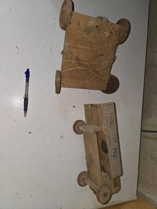 Juguetes antiguos de madera