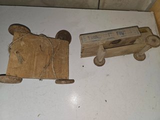 Juguetes antiguos de madera