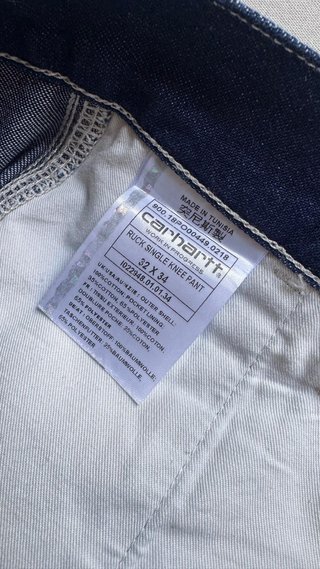Pantalón Carhartt Hombre Azul Talla 32