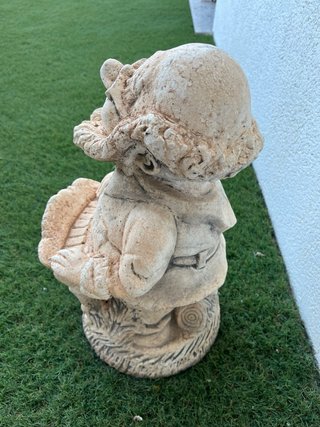 Estatua de piedra para jardín o piscina