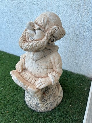 Estatua de piedra para jardín o piscina