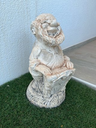 Estatua de piedra para jardín o piscina