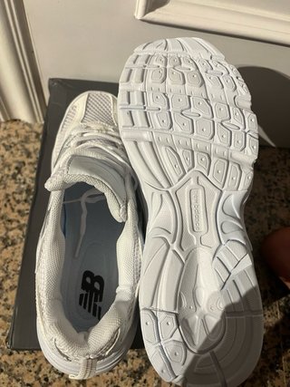 New Balance Bambas Blancas y Plateadas