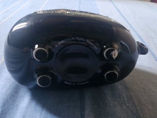 Salvadanaio Harley Davidson Nero Ceramica