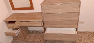 Conjunto Mueble Oficina Madera y Metal