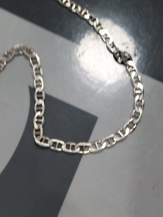 Cadena de plata para hombre nueva.