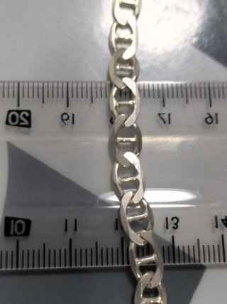 Cadena de plata para hombre nueva.