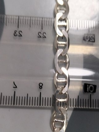 Cadena de plata para hombre nueva.