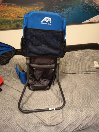 Portabebés Mochila Montaña Azul.