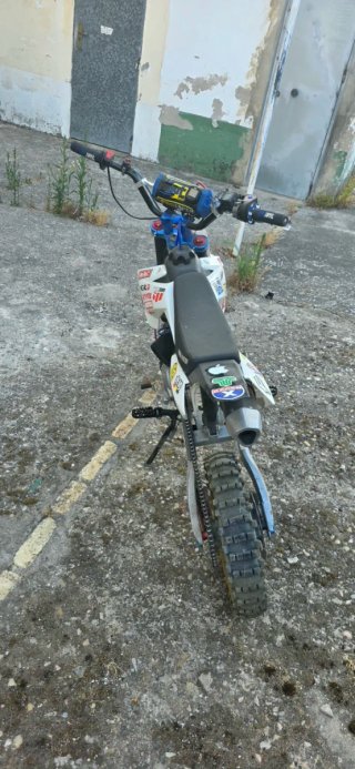 Pit Bike Rebel Master 130cc Motocross Blanca