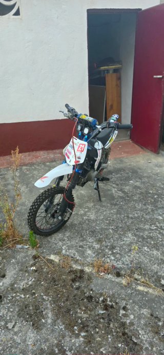 Pit Bike Rebel Master 130cc Motocross Blanca
