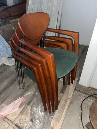 Mesa de centro de madera y cristal