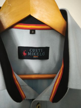 Camisa CUSTI MIKELO azul Talla L