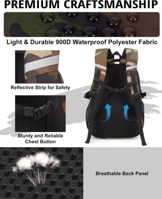 Mochila Táctica Camuflaje 30L