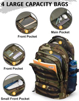 Mochila Táctica Camuflaje 30L