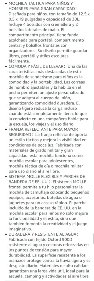 Mochila Táctica Camuflaje 30L