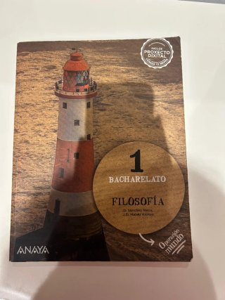 Libro de filosofía de primero de bachillerato