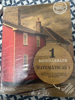 Matemáticas I 1 Bachillerato