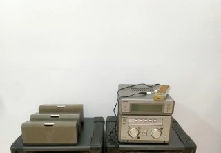 Sony Altavoces y Amplificador Plata