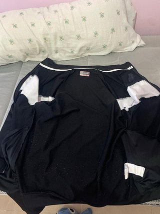 Chaqueta Kappa Torrefiel Negra y Blanca
