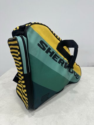 Bolsa Patines Sherwood Negra Amarilla Verde