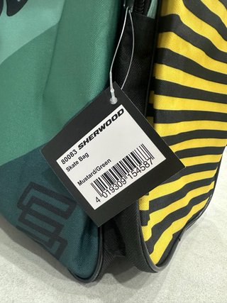 Bolsa Patines Sherwood Negra Amarilla Verde