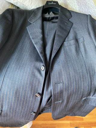 Traje YUSTE Raya Azul Hombre