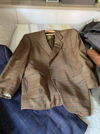 Traje YUSTE Raya Azul Hombre