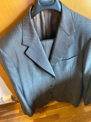Traje YUSTE Raya Azul Hombre