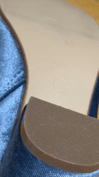 Botines azul de terciopelo