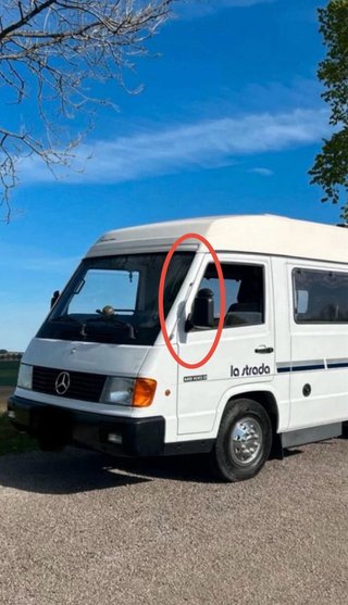 Antena Lateral Mercedes MB100