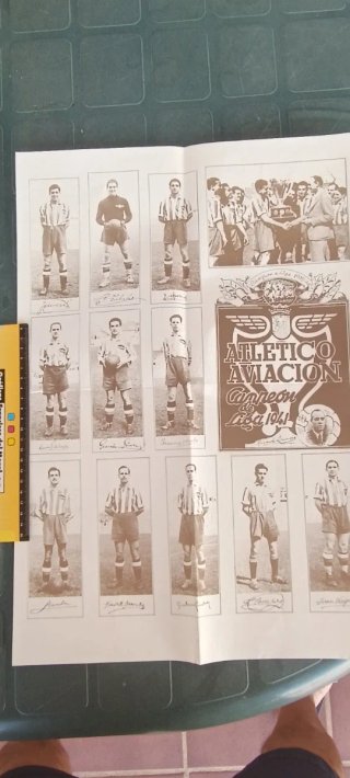 Póster Antiguo Atlético de Madrid