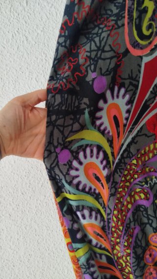 Vestido Largo Veraniego Desigual Multicolor