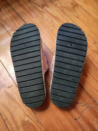 Sandalias Joya Abalorios Doradas Rosas