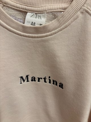 Sudadera Zara niña Martina 2-3 años